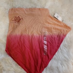 DKNY Ombre pink scarf skirt size XS